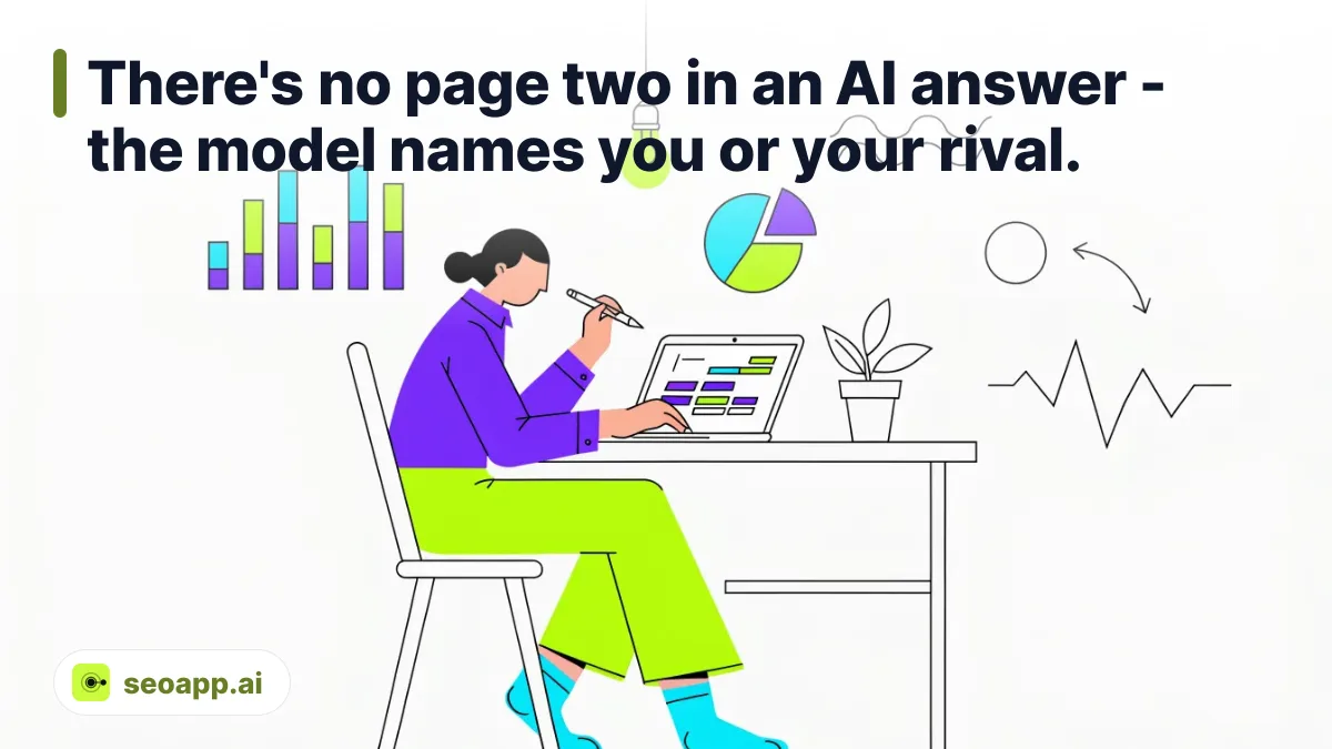 There's no page two in an AI answer - the model names you or your rival. - AI models visibility